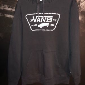Black vans logo hoodie